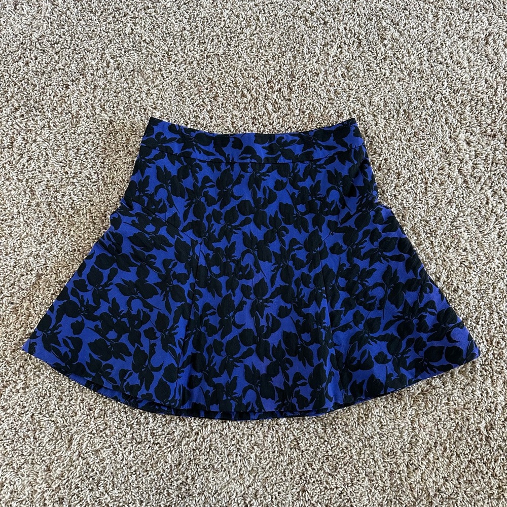 EUC Express Brocade Skater Skirt - Size 4